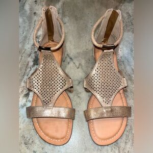 Carlos Santana Metallic Sandals